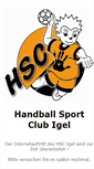 Mobile Screenshot of hsc-igel.de